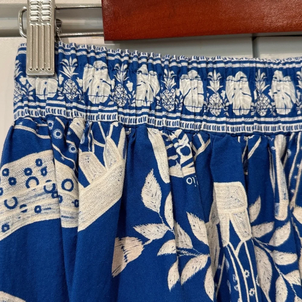 Farm Rio Brazil Line Blue Banana Skirt - Picture 3 of 5